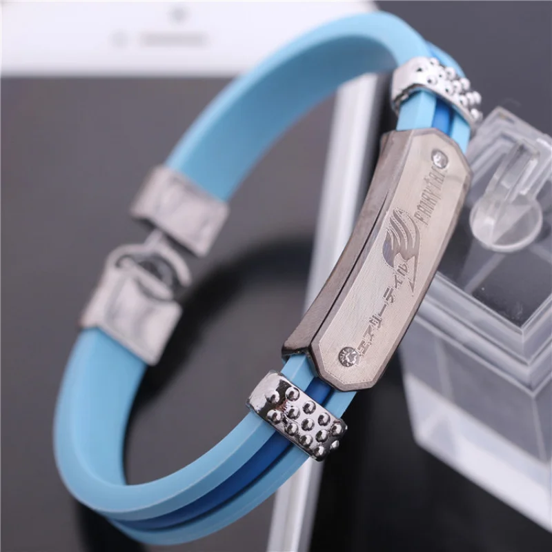 cosplay Fairy tail braccialetto circostante logo braccialetto in silicone moda antistatico anti-radiazioni studente di alto livello estetico