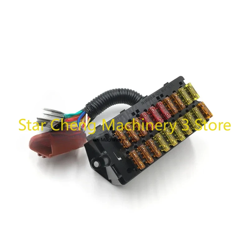 New Kobelco Excavator Parts SK120 200 210 250 260 330-2-3-5-6 High Quality Fuse Box Fuse Holder Accessories