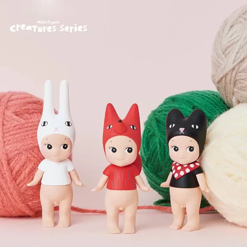 

12Pcs New Anime Figures Sonny Angels Fantasy Animal Cute Hippie Doll Hippers Children Toy Gift Harvest Trendy Car Mobile