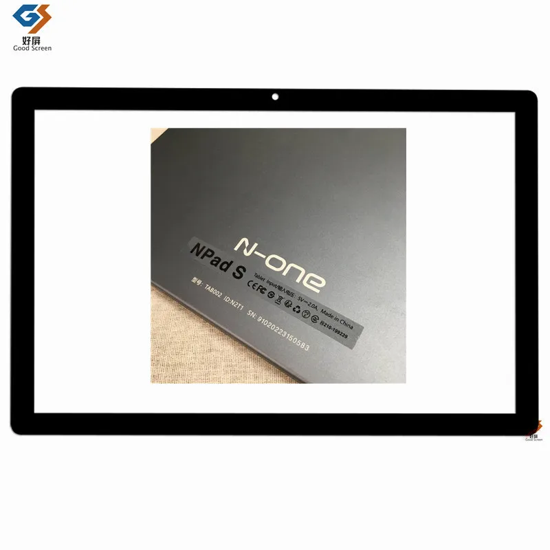 Czarny 10.1 Cal nowy dla N-One NPad S Tablet pojemnościowy ekran dotykowy Digitizer czujnik zewnętrzny szklany Panel TAB002 N2T1