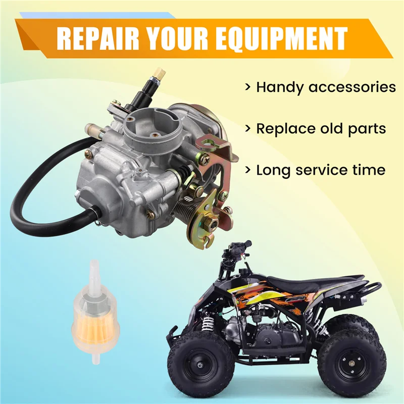 

A73X-карбюратор с топливным фильтром для E-TON Rover и Viper 70Cc 90Cc RX4-70M RX4-90R Eton 811613, 813802