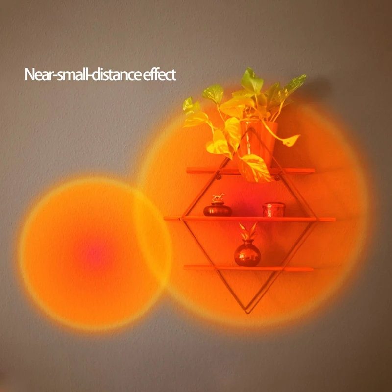 Promotion! Projection Atmosphere Lamp LED Night Light,USB Projector 360 Degree Rotation Photography Lamps For Home Room Studio