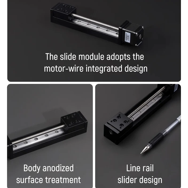 HGX28 T-type CNC Sliding Table Rail Miniature Precision Linear Stepping Motor Electric Slide Module Table XYZ Axis Ta