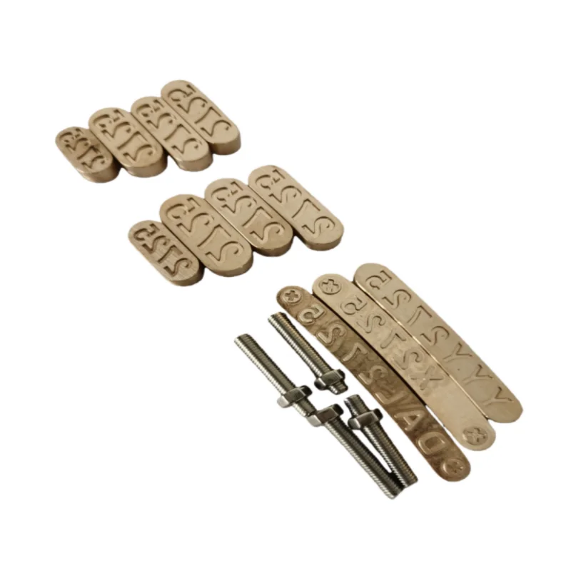 ปั๊มทองเหลืองสำหรับยาง datecode lotnumber แม่พิมพ์ปั๊มร้อน