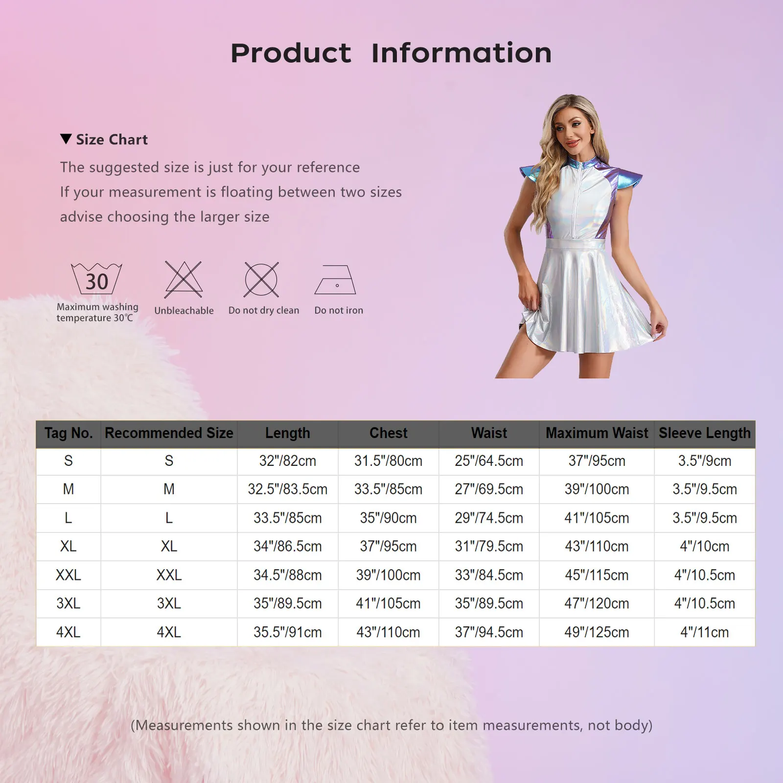 Miutii Robe Métallisée Femme - Robe Miroir Sans Manches Style Astronaute Mini Patineuse Pour Fêtes Et Rave