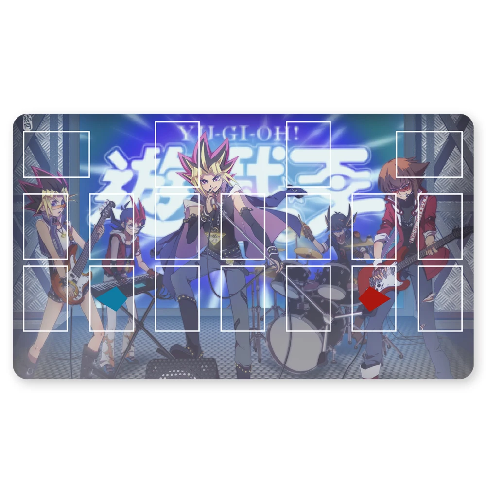 

682524 - TCG Playmat Blue-eyes Ultimate Dragon Dark Magician Duel Monsters Playmats Compatible for YuGiOh OCG TCG CCG + Free Bag