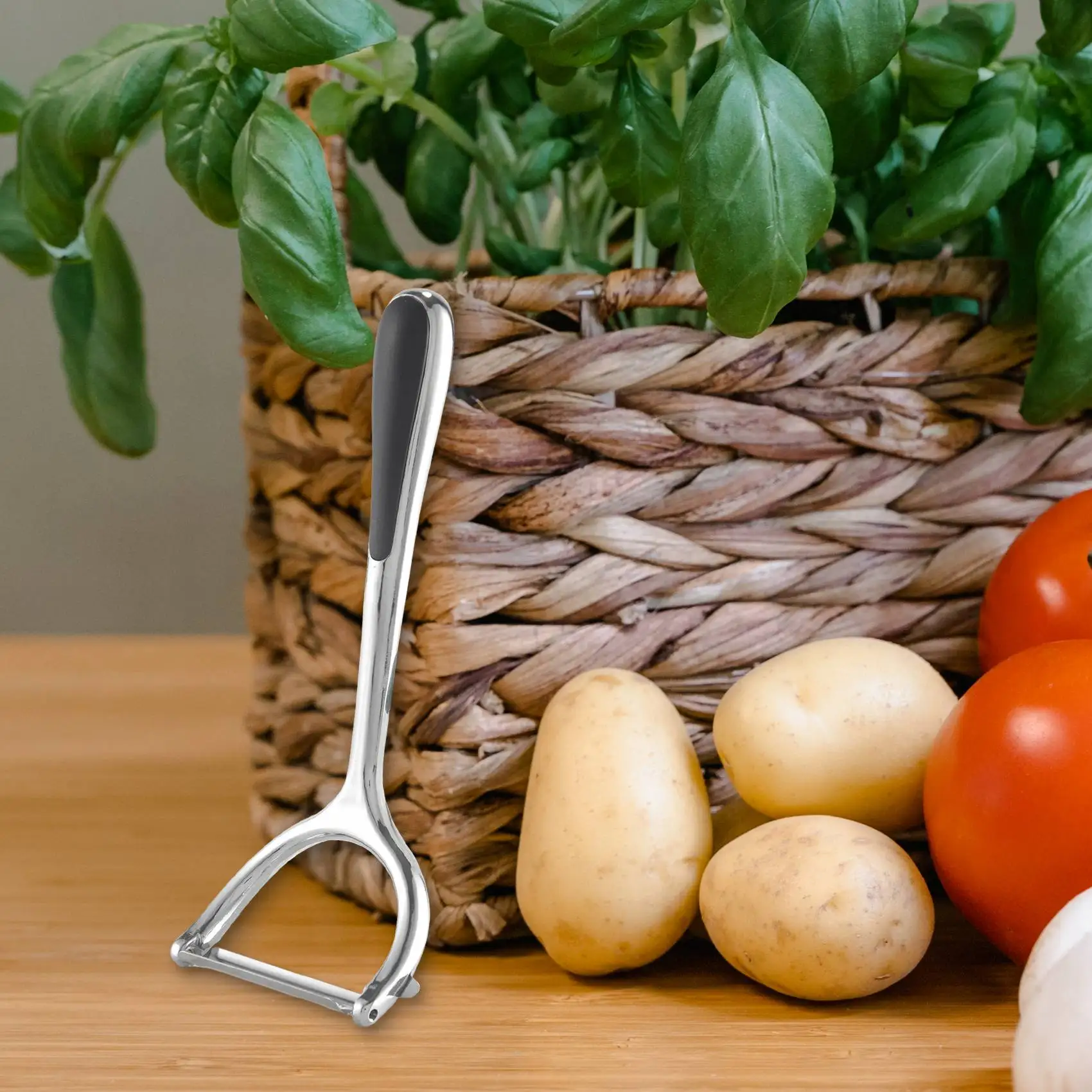 ABUN Stainless Steel Y-Shaped Vegetable Fruit Peeler Super for Sharp Potato Peeler Kitchen Gadget, Silver