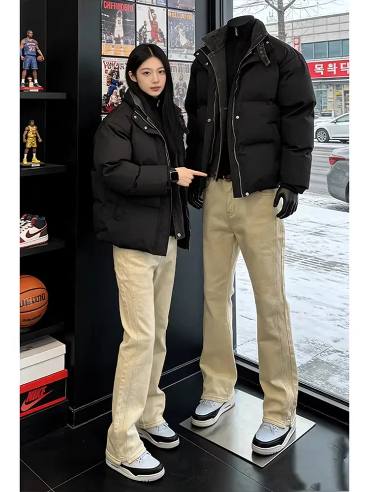 

Slim Fit Khaki Jeans Men's Spring American High Street Sle Straight Leg Knife Durable Casual Faion Urban Jeans