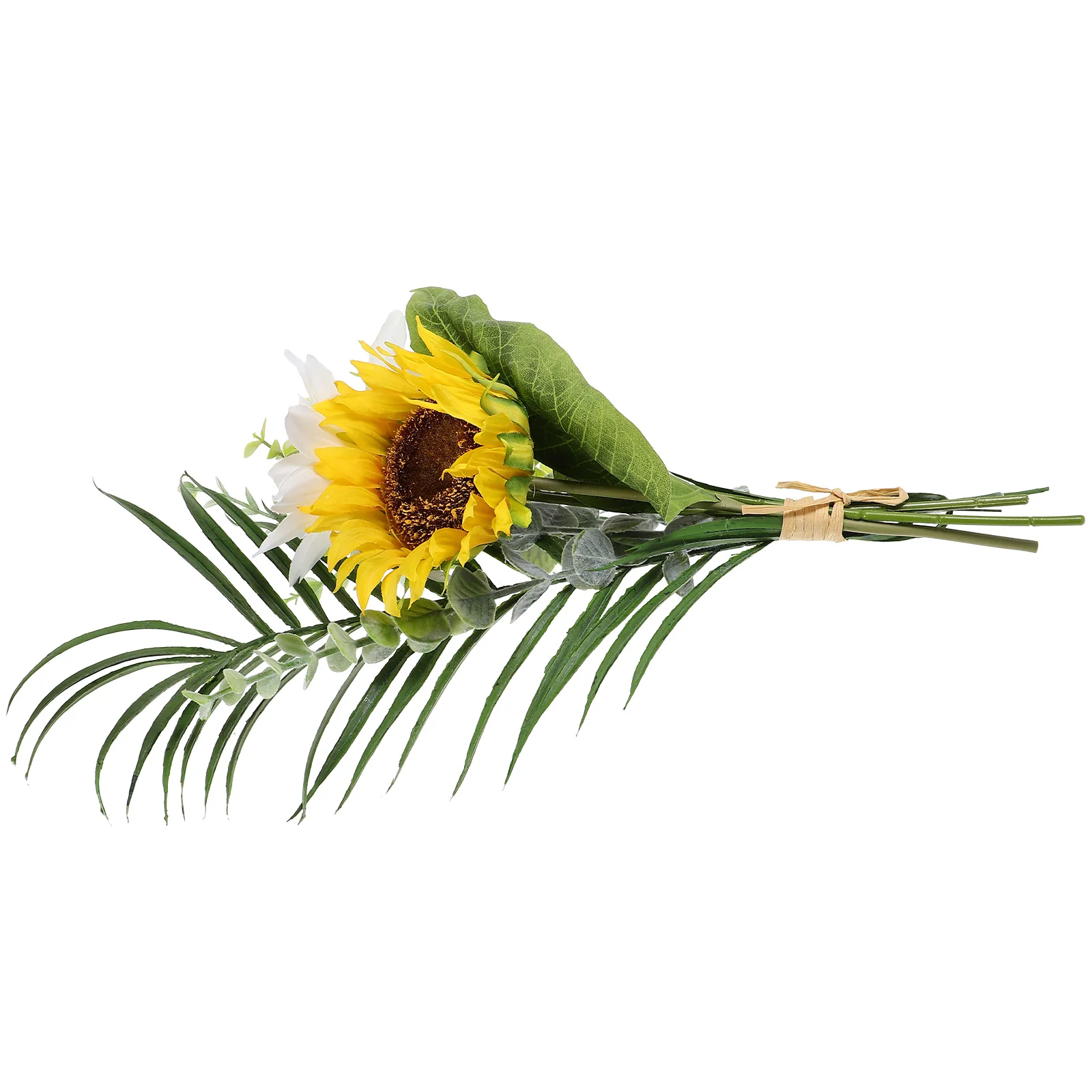 

Artificial Flower Bouquet Sunflower Bridal Bridesmaid Wedding Decor Home Decorations Dining Room Table Decorations Realistic