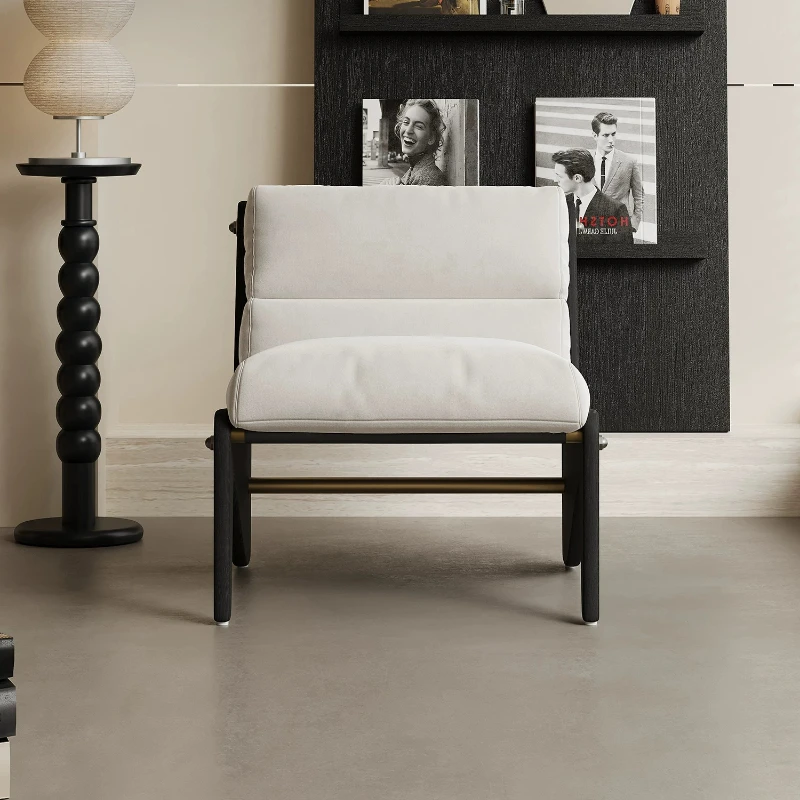 Single sofa chair designer size apartment single chair wabi wind living room balcony leisure chair
