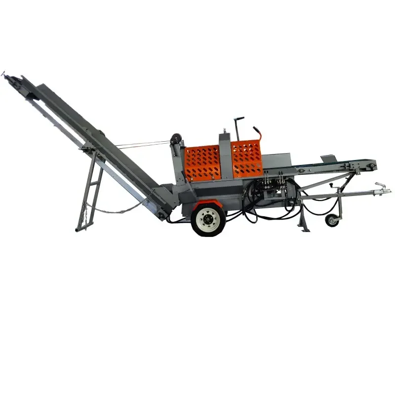 Mobile   Engine Wood Processor for Forestry Wood Log Processing