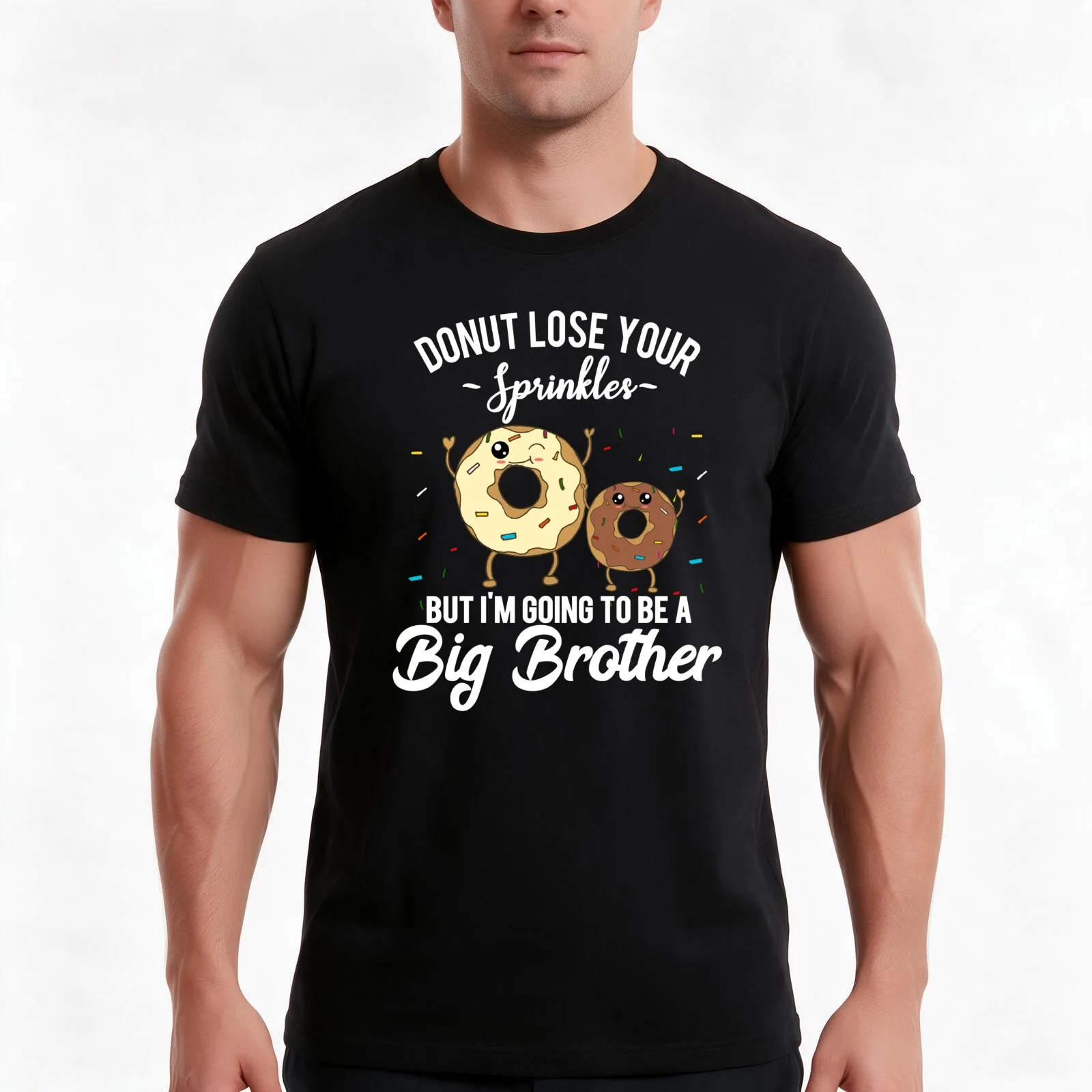 I'm Going to Be a Big Brother Pregnancy Announcement T-Shirt, Summer Casual Cotton Tee, Oversized Streetwear Tops, 100% Cotton