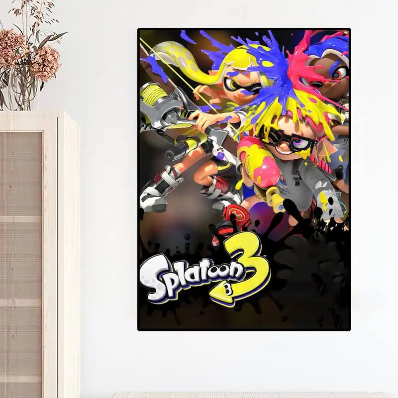 Game Splatoon 3 POSTER Prints Wall Painting Bedroom Living Room Decoration Home