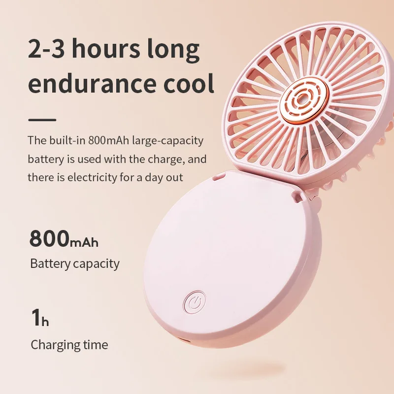 Mini ventilateur d'été pour le cou, aste par USB, pliable, refroidisseur d'air portable de bureau, cadeau de camping, ajouter du parfum, vent de bain à 3 vitesses