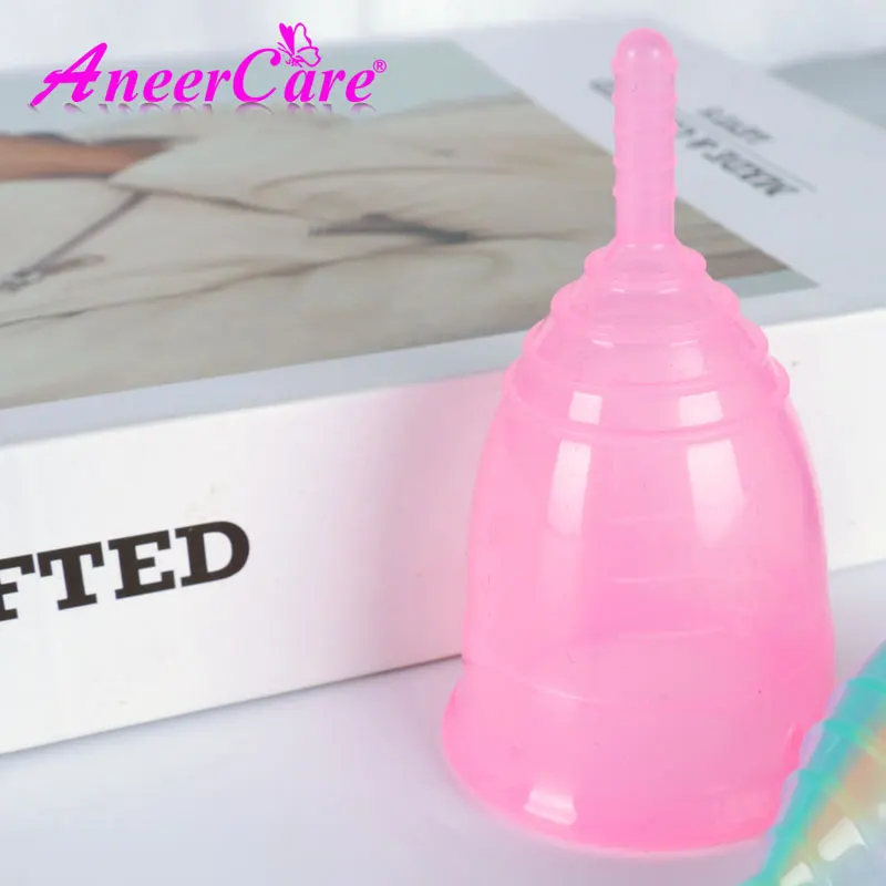 Menstrual Cup Medical Silicone Women\'s Hygienic Collector Kit Silicon Female Hygiene Menstruation Period Cups Vagina Personal