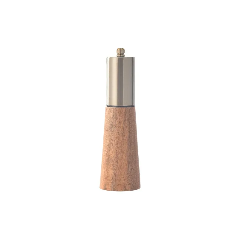 Stainless Steel Salt Pepper Grinder Set Manual Ceramic Core Spice Mill For Kitchen Seasoning Pepper Sea Salt Grinding Container