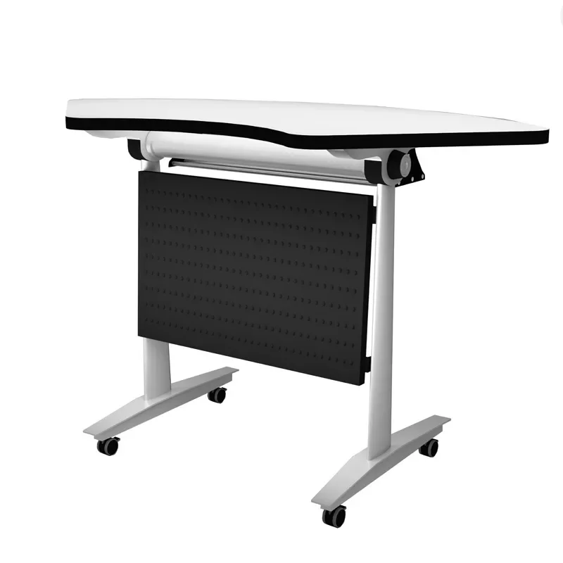 Smart classroom hexagonal table folding conference table