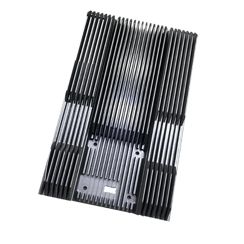 Manufacturer comes to customize aluminum alloy LED heat sink, aluminum profile heat sink, oxidation coating CNC