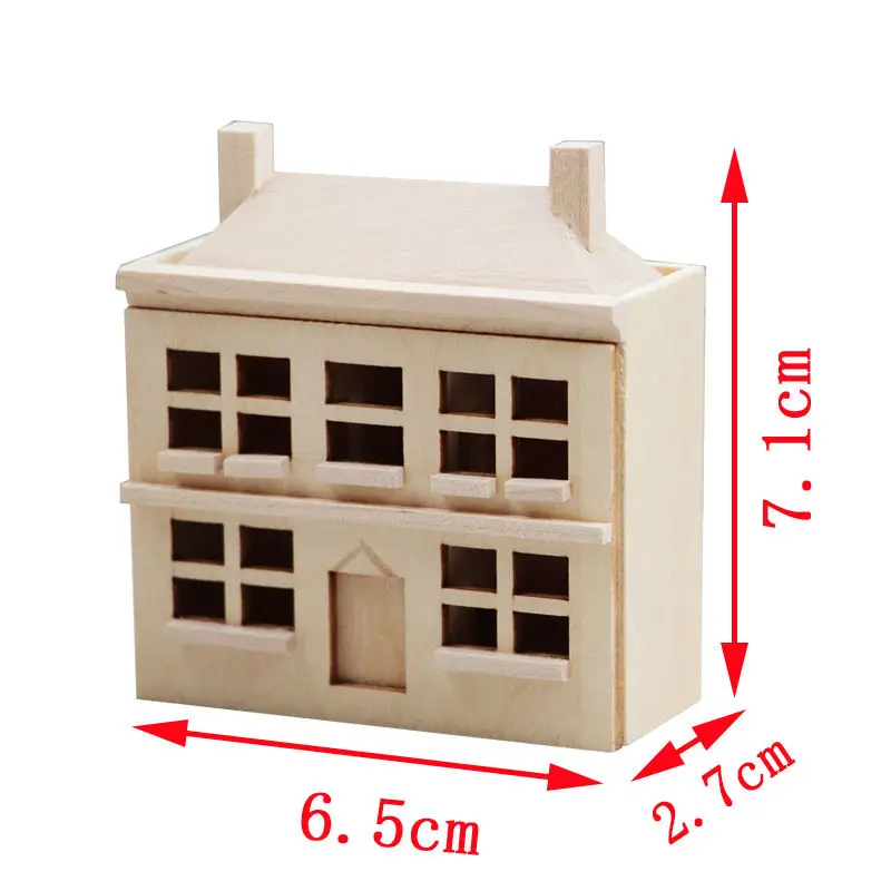 1:12 Miniaturowe meble do domku dla lalek, model z żywicy - Mały domek, kieszonkowa willa, mikro jedzenie, akcesoria do rękodzieła DIY do domku dla lalek