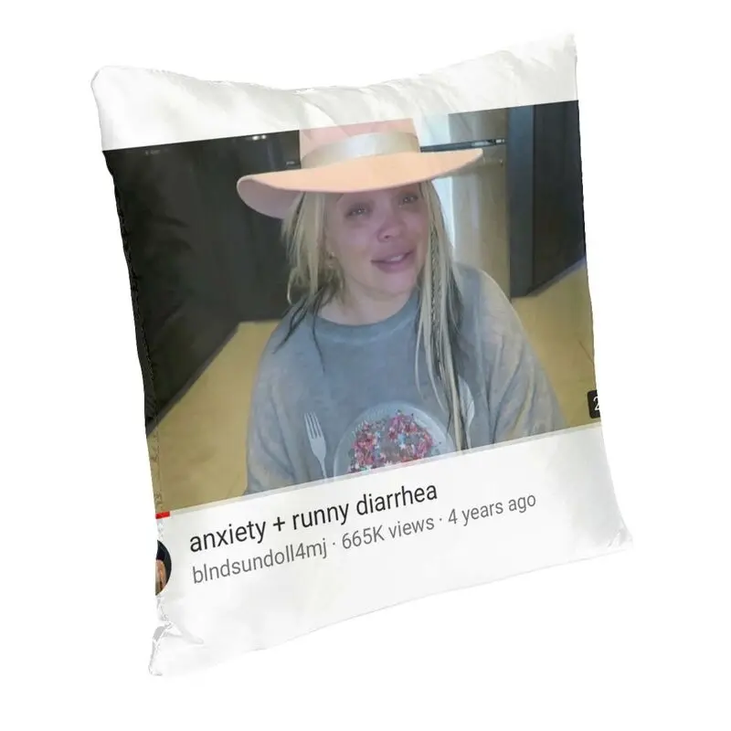 Trisha Paytas Tweet Anxiety Pillow Case Decor Home Fancypaytas YouTuber Singer Modern Cushion Cover Car Pillowcase