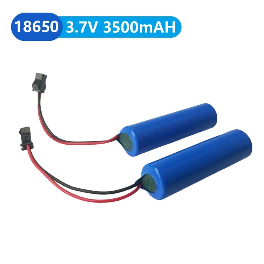 Batería recargable de iones de litio, pila de 3,7 V, 18650, 3500mAh, 18650, enchufe SM, 3,7 V