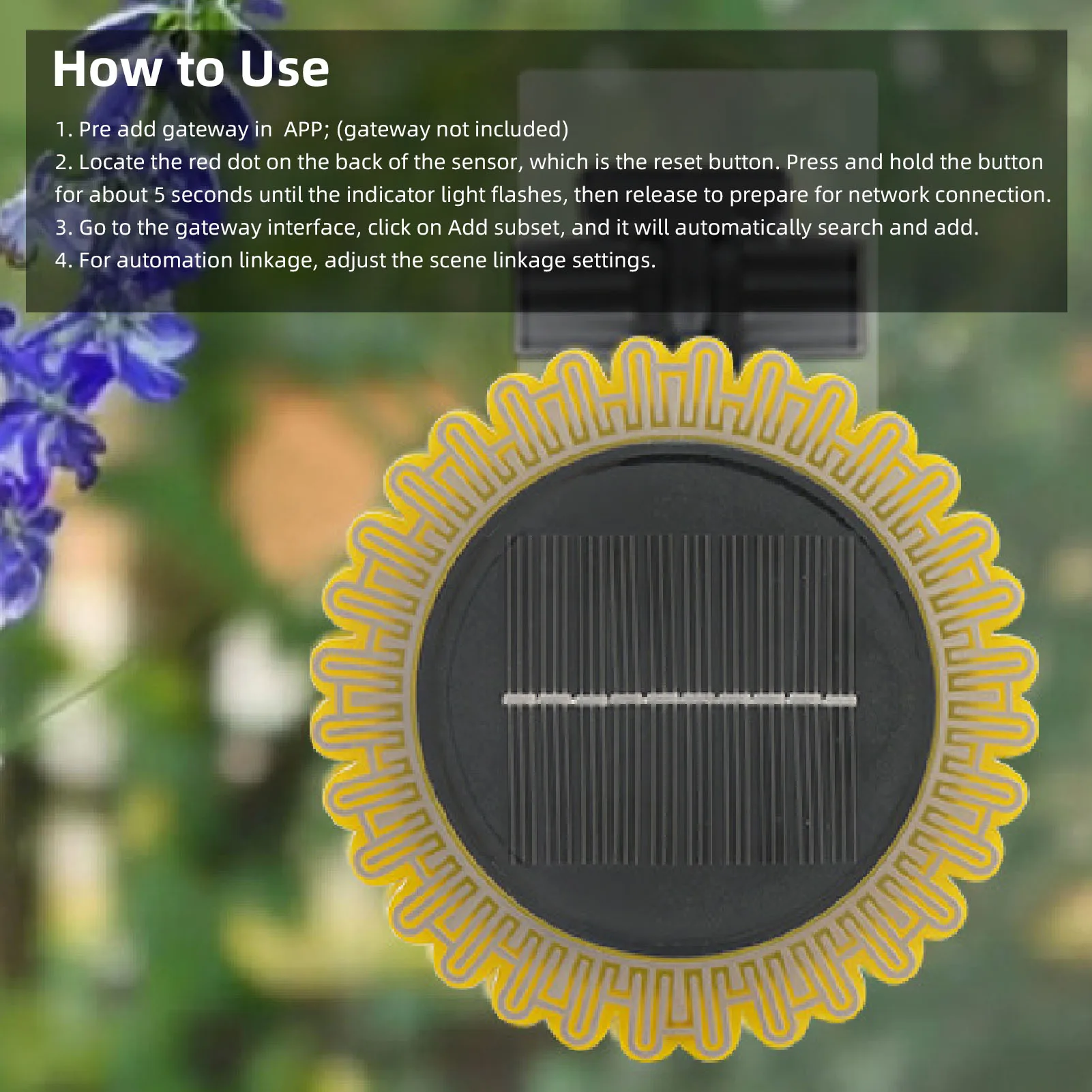 

WiFi Rainwater Detector Smart Rain Sensor Solar Charging High Accuracy Intelligent Linkage Water Resistant for Tuya for Zigbee