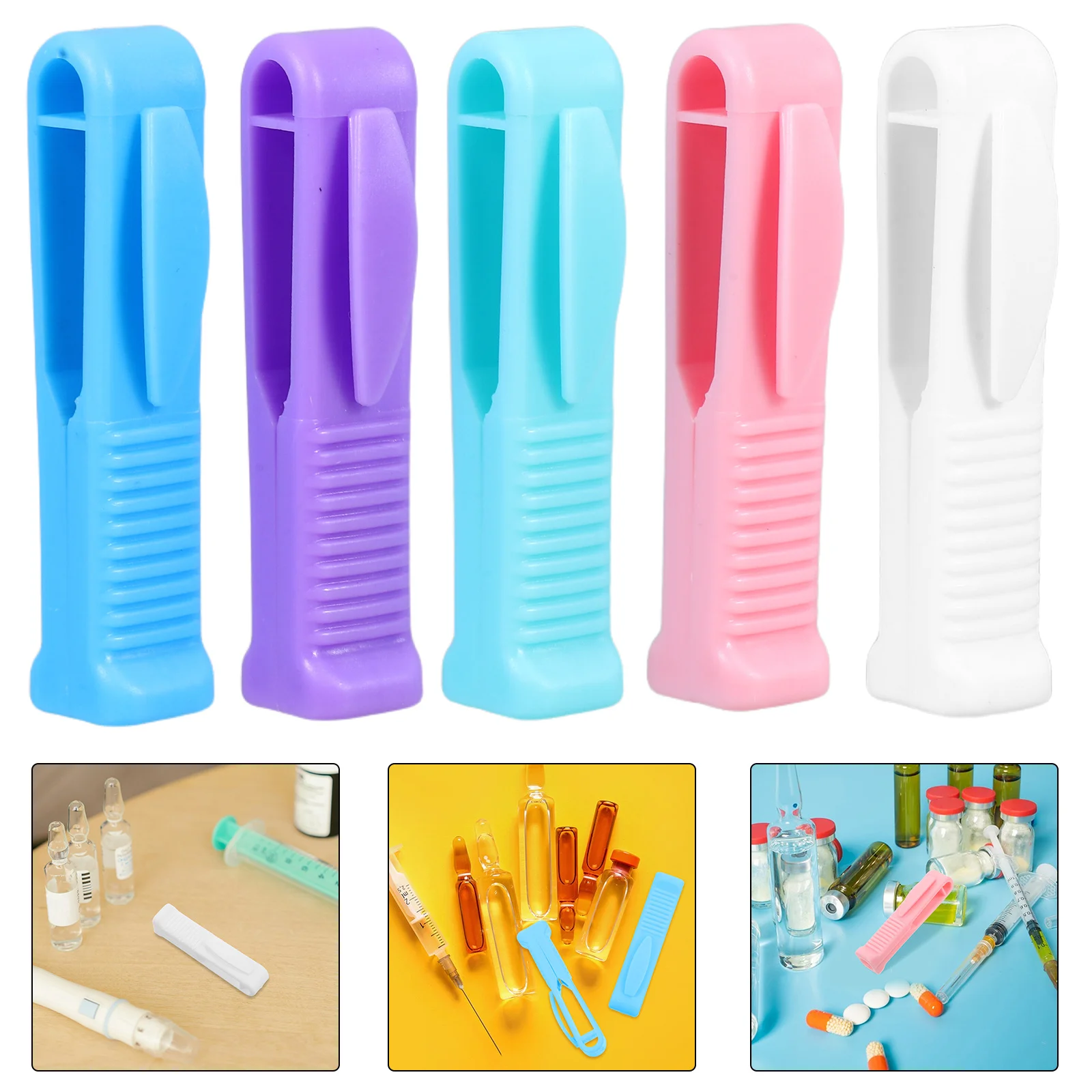 

5Pcs Multi-Function Bottle Opener for Medicine Vials Glass Ampoules Nurse Essential Tool Compact Lightweight Reliable