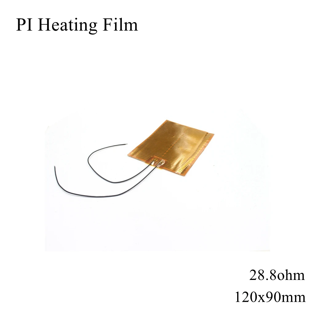 

PI Heating Film Polyimide Adhesive Electric Heater Flexible Plate Panel Pad Mat Foil Fuel Oil Engine Tank 5V 12V 24V 110V 220V