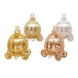 BoYuTe New Arrive (20 Pieces/Lot) Alloy Hollow Pendant Pumpkin Carriage Lantern Handmade Materials DIY Jewelry Retro Accessories