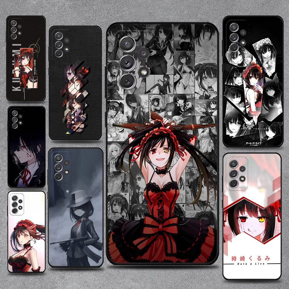 

Tokisaki K-Kurumi Phone Case For Samsung S25,S24,S21,S22,S23,S30,Ultra,S20,Plus,Fe,Lite,Note,10,9,5G Black Cover