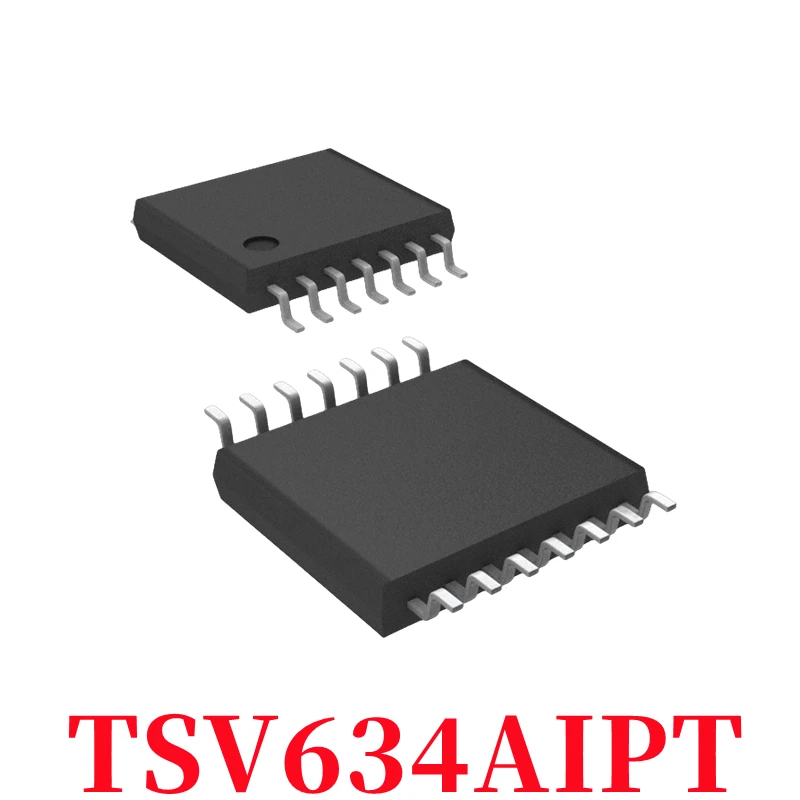 

【5pcs】 100% New TSV634AIPT SV634AIPT TSSOP14 Chip