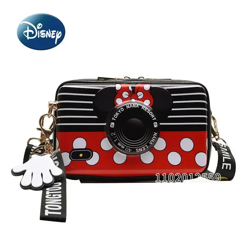 Disney Mickey New Children's Crossbody Bag Cartoon Children's Bag Fashion Trend Girl Zero Wallet Large Capacity Multi Function