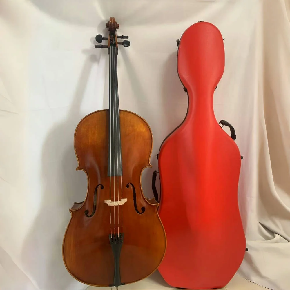 

Purely Handcrafted European Wood Cello 20-Year Naturally Air-Dried for Enhanced Sound Quality