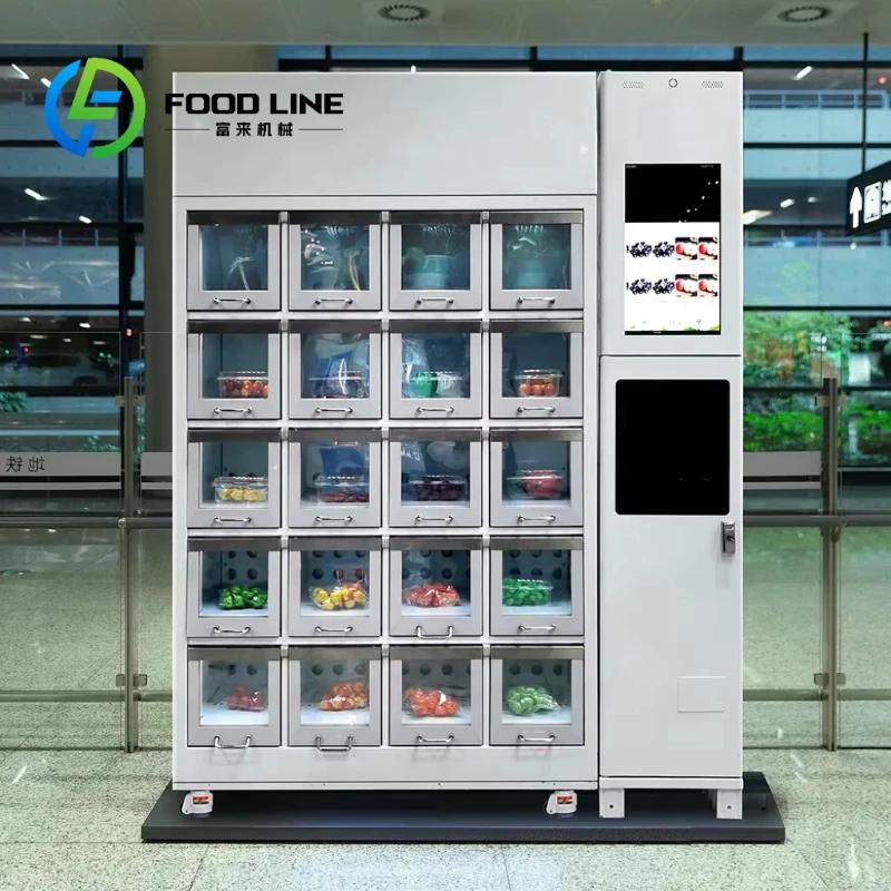 Customized Outdoor Flower Vending Machine Weather Proof Intelligent Flower Vend Machine Durable For Park Station Street Corner