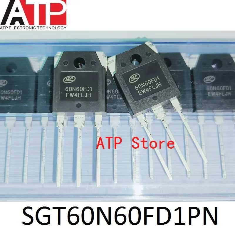 10-30 sztuk 100% nowe importowane oryginalne tranzystory SGT60N60FD1PN 60N60FD1 TO-3P 60N60 IGBT 60A 600V w magazynie