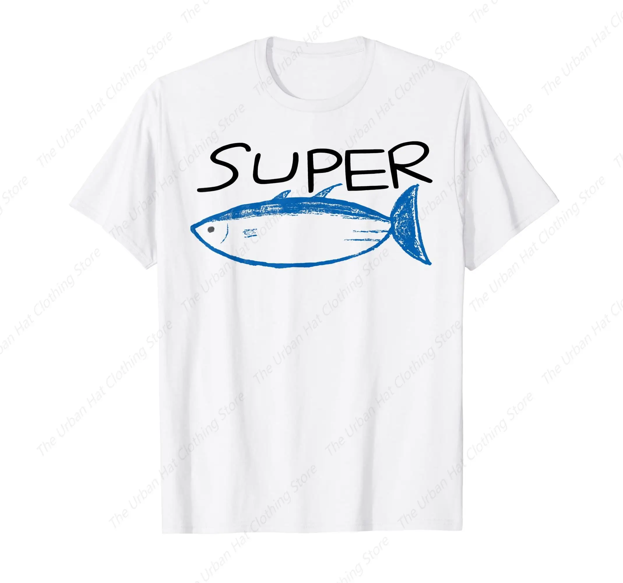 New Jin SUPER TUNA T-Shirt Fashion Cotton Crew Neck Short Sleeves Man Clothing for Casual Shirts Tee Tops