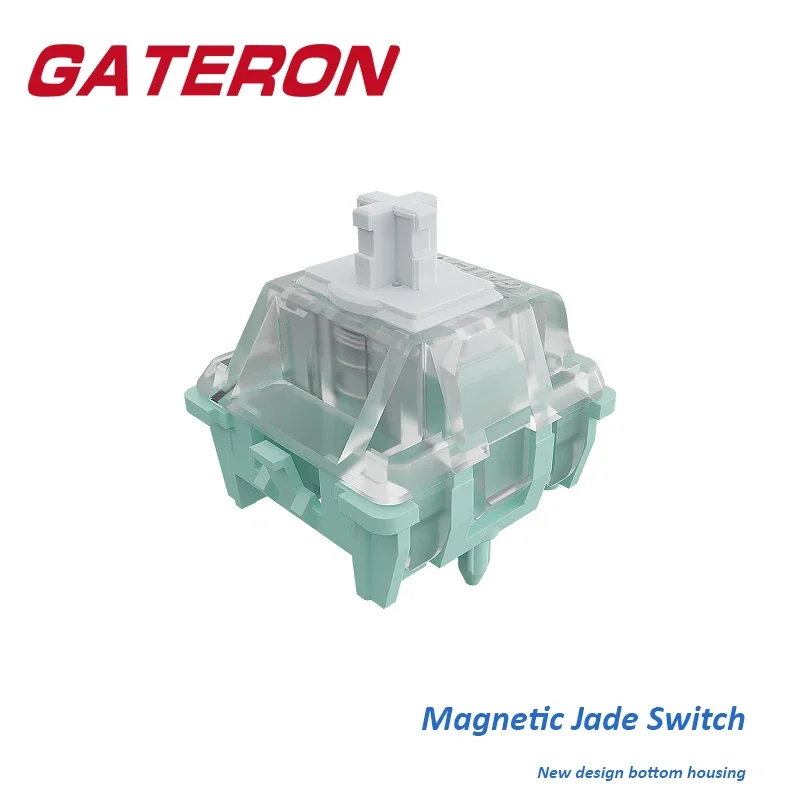 

GATERON Magnetic Jade Switch KS-20 SMD RGB Linear DIY Customized Mechanical Keyboard Hall Sensor Free Setting Pre Travel