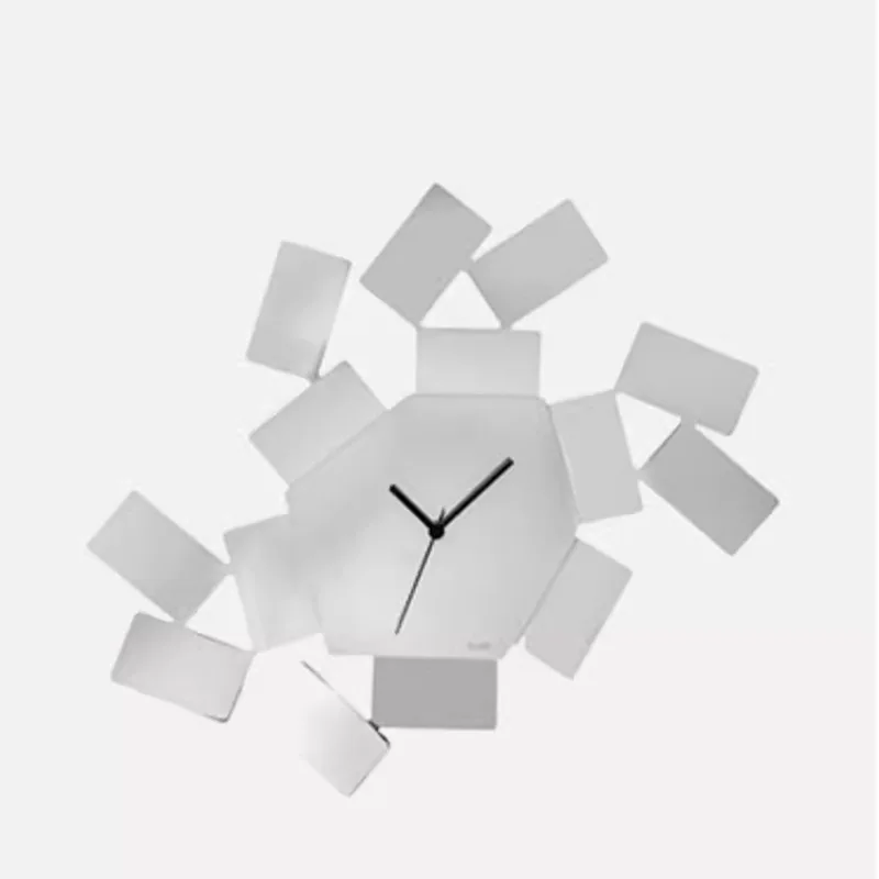 

Modern creative geometric clock wall hanging living room home clock ornament model house sales office home bedroom bedside