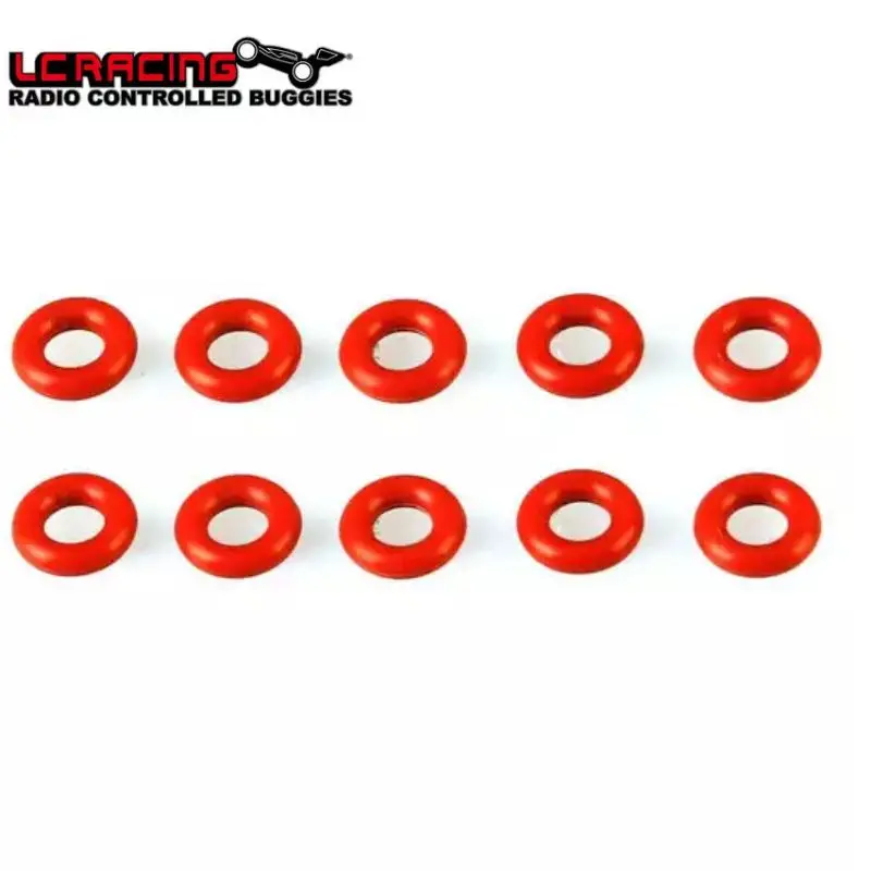 Lc original racing para c7025 choque o-ring vermelho (10) para rc lc para lc10b5, PTG-1