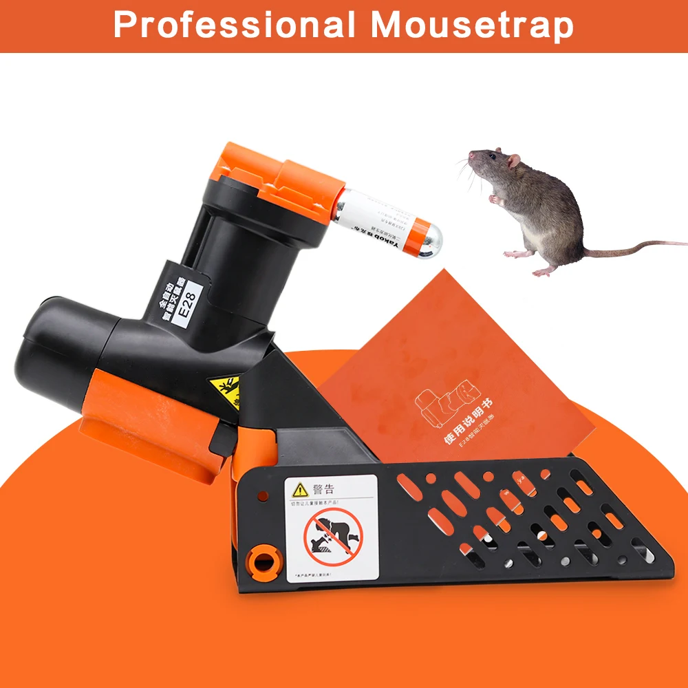 Newest A24 CO2 Portable Easy Multi-catch Mouse&Rat Trap Auto Reset Rodent Killing Machine Mouse&Rat Trap Auto Reset Rodent