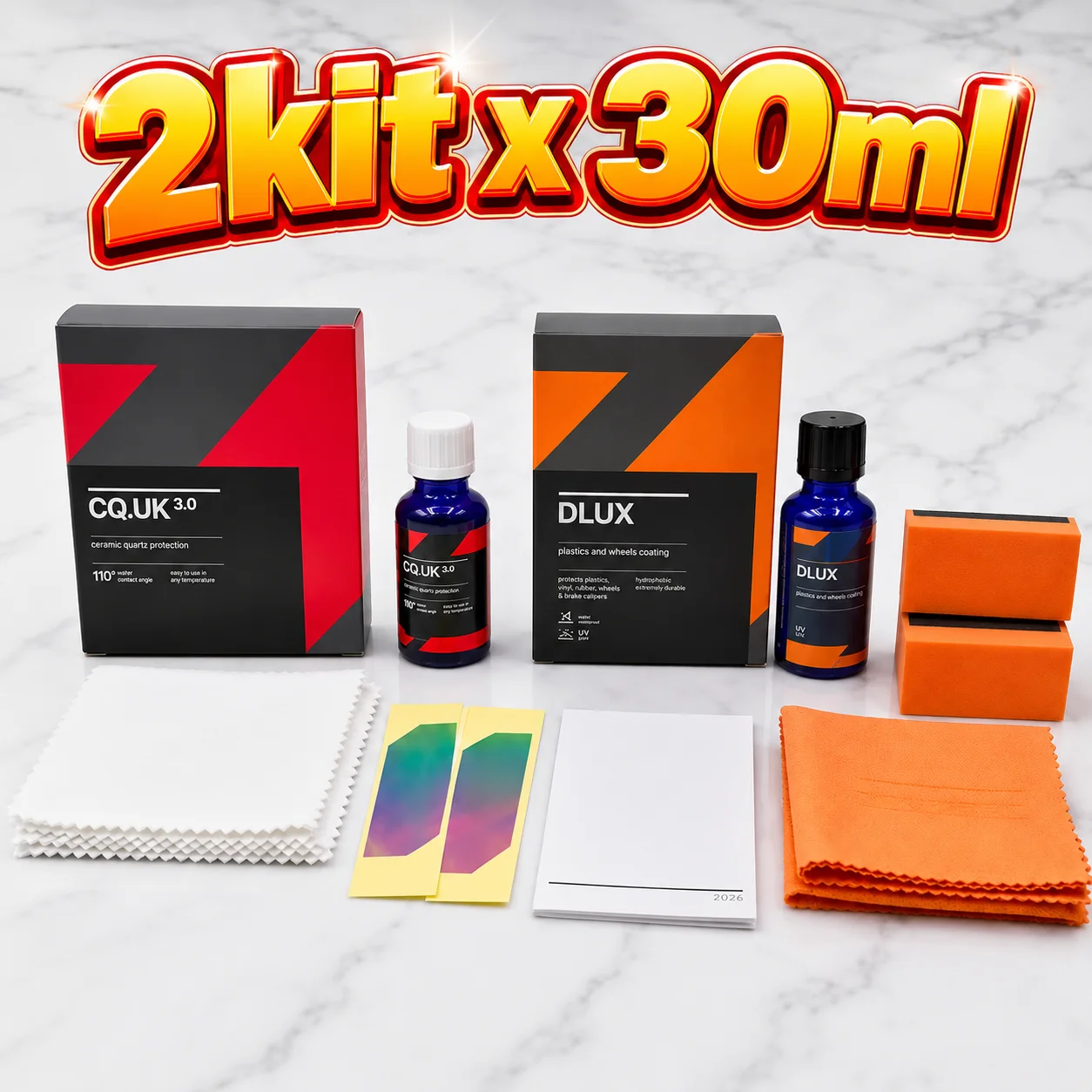 Car Ceramic Coating CAR CQUARTZ UK 3.0 Based Nanotechnology Bonds To Paint Glass Metal and Plastic Paint Care CQ UK 3.0