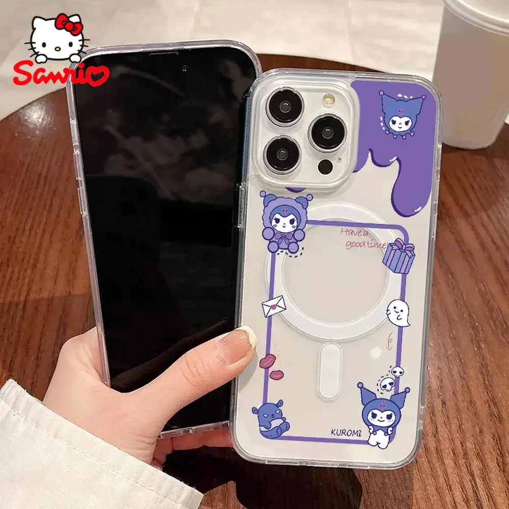 キティちゃんスマホケース 落下防止 iPhone 16/15/14/13/12/11 女性向け iPhone 16 Pro Max ケース サンリオ キティちゃん 漫画 アクセサリー おもちゃ