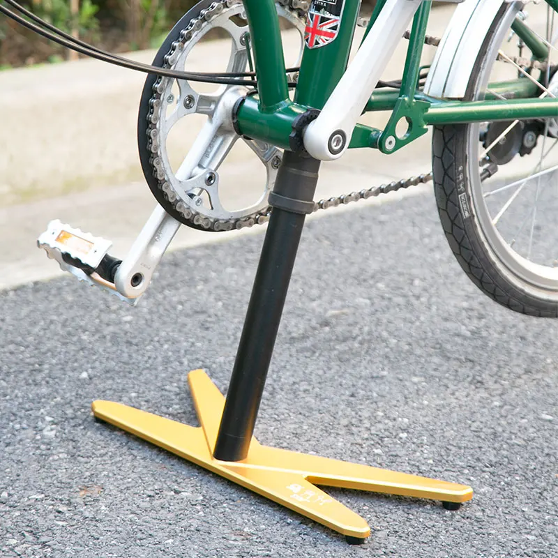 

For Brompton Pline Cline Debugging Dahon p8 Aluminum Alloy Cnc Base AXI Folding Bike Parking Rack Bicycle Repair Rack