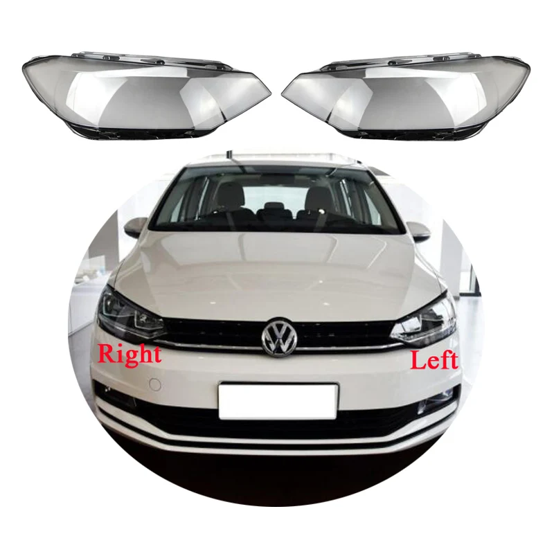 

For Volkswagen VW Touran 2016-2020 Headlight Cover Lampshade Head Lamp Headlamp Shell Plexiglass Replace Original Lens