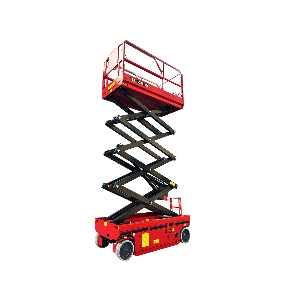 8M Self-Propelled Scissor Lift Aerial Work Platform 450KG Hydraulic Drive Lift Automatic Walking Electric Scissor Lifting Table