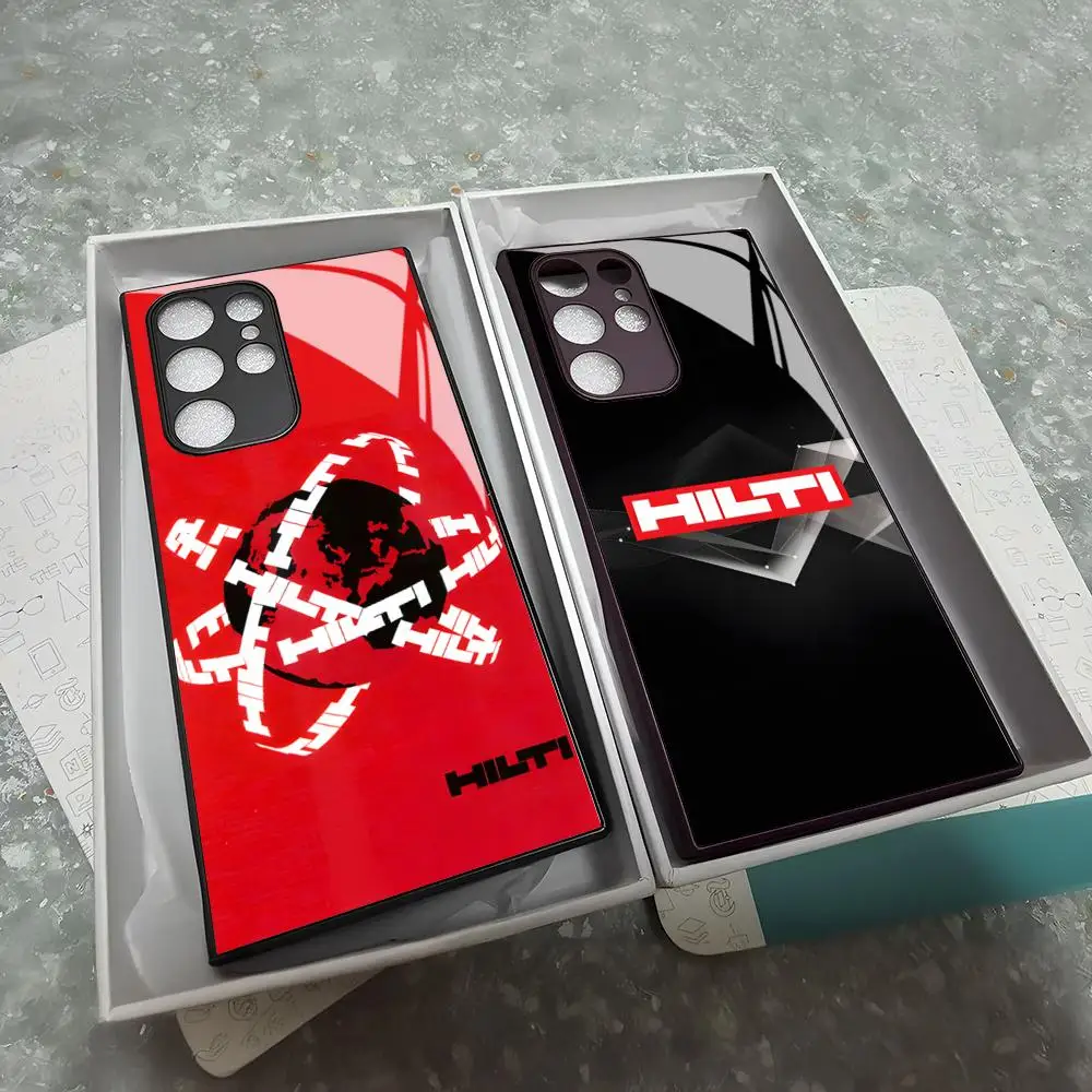 Toolbox Brand Hilti Tools Phone Case For Samsung Galaxy S24 S23 S22 S20 S21 Note20 Ultra Plus Fe Colored Silver Cover