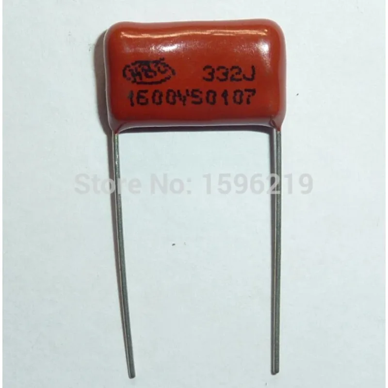 10pcs CBB capacitor 332 1600V 332J 1.6KV 3300pF 3.3nF P15 CBB81 Metallized Polypropylene Film Capacitor