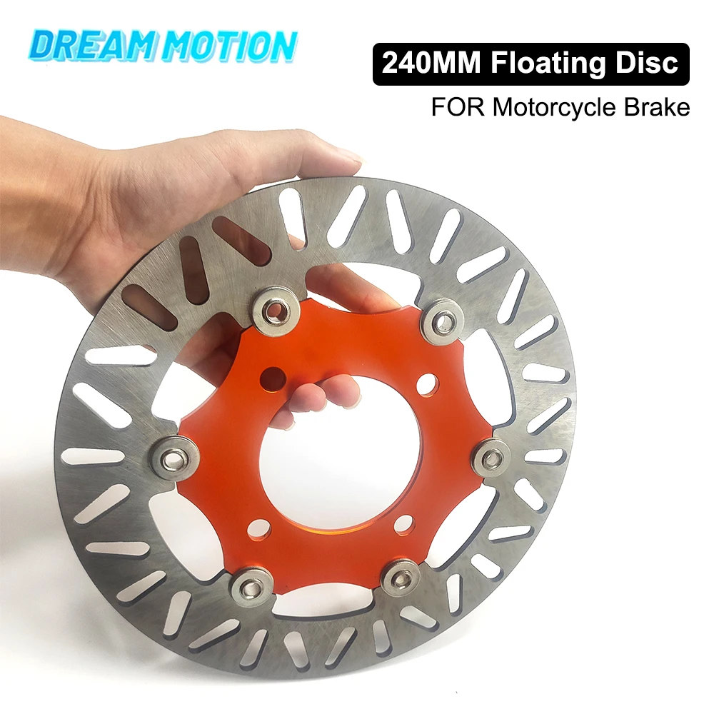 Motorcycle 240MM Brake Discs Front Rear Floating Aluminum Alloy Rotors For Honda Yamaha Cygnus-X Scooter Aerox BWS Dirt bike