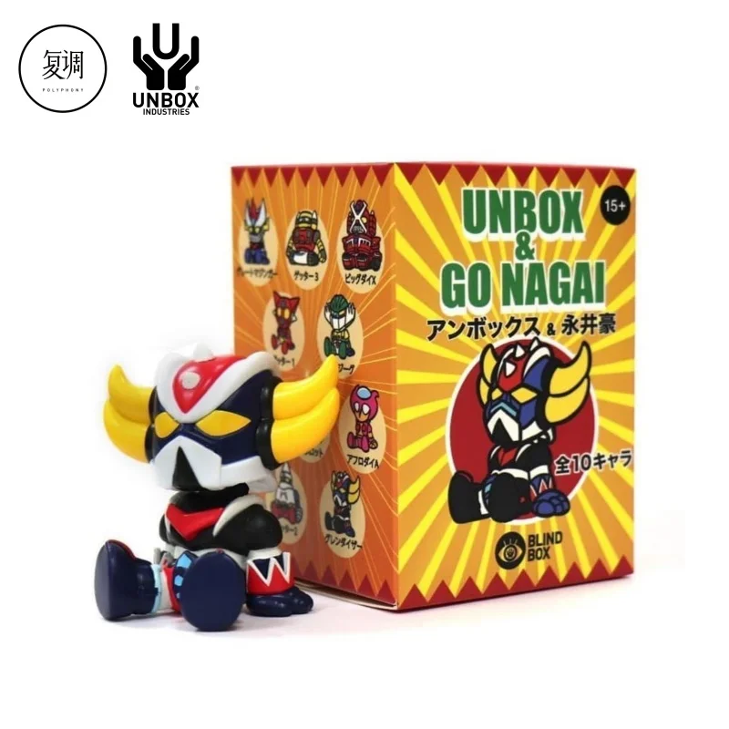 Op voorraad Unbox Nagai Hao Blind Box Magic God Gaita Robot Designer Anime Periferie Cadeau