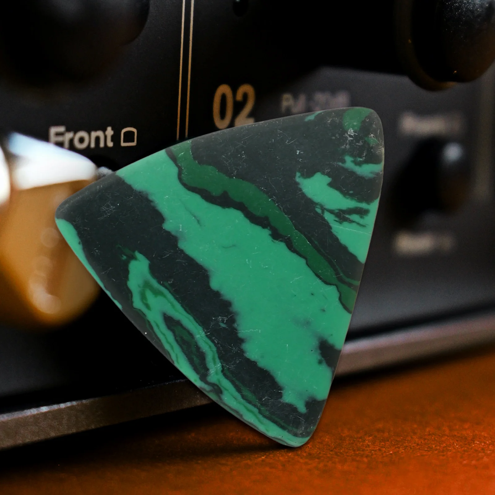 

Emerald Pick Ukulele Plectrum Triangular Guitar Instrument Part Bass Turquoise Musical Supply Picks for
